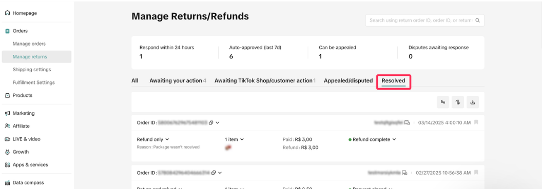 TikTok Shop印尼售后请求全攻略:仅退款/退货和退款/重新发货/货物交换4种售后方式处理流程详解