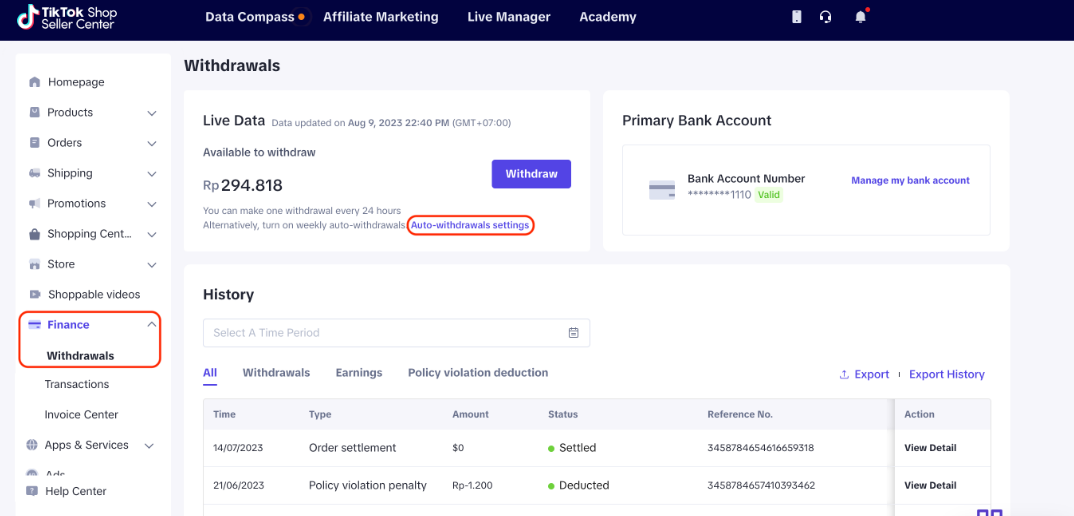 TikTok Shop印尼站什么时候回款?结算周期、到账时间及提现方式全解析