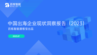 中国出海企业现状洞察报告2023