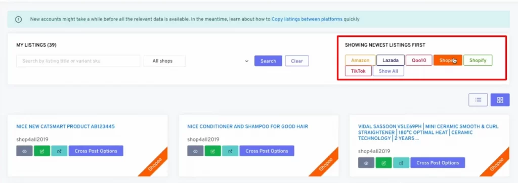 一车支持的频道 年省上千小时!这10个工具让你一键同步亚马逊、TikTok、Shopify