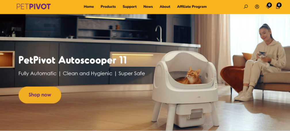 图片 跨境电商宠物品类爆款推荐:PetPivot 智能猫砂盆,美区 TikTok 狂揽 5000 万 GMV 的出海标杆!