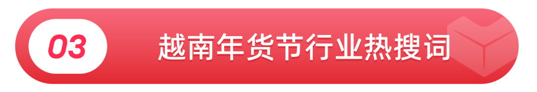 Lazada2026越南年货节热销趋势&关键词解读