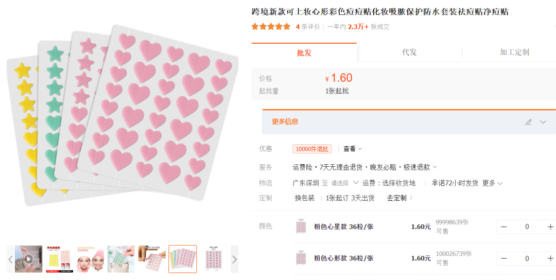 TikTok Shop热门商品分析：星星痘痘贴与舒适运动鞋引领销量热潮