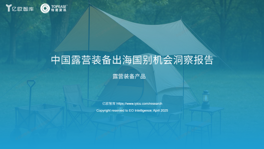 中国露营装备出海国别机会洞察报告