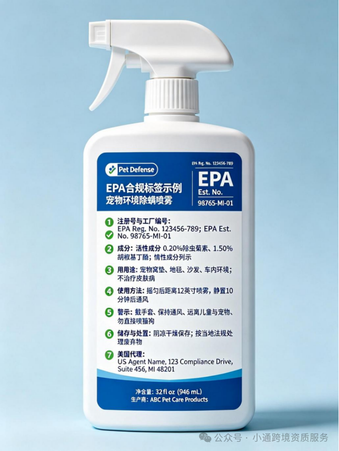 图片 宠物除螨美国 EPA -FIFRA 法规、成分、标签、注册最全拆解