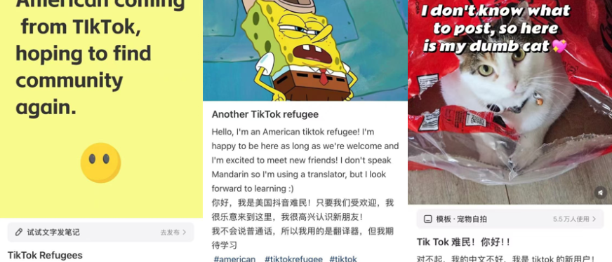 TikTok即将被禁，大批美国网友涌入小红书！