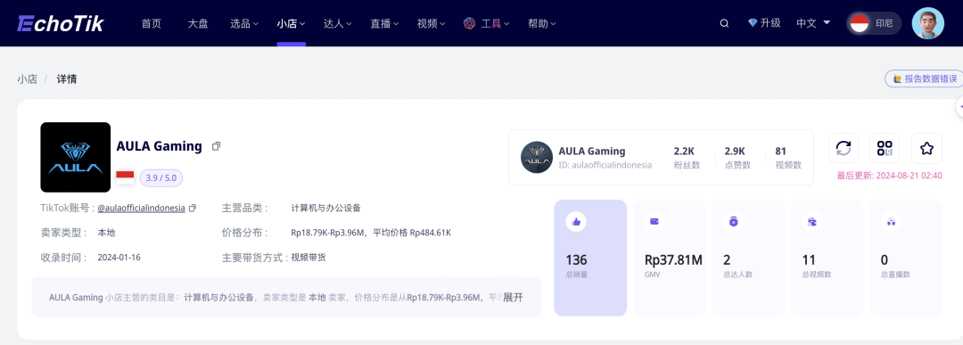 电竞外设出海，风靡东南亚！黑马品牌如何借助TikTok掘金海外？