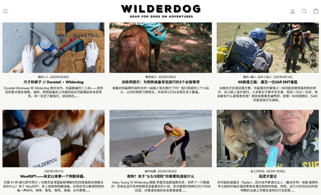 图片 退役登山绳变身爆款狗绳:Wilderdog如何打造年销千万美元的宠物品牌