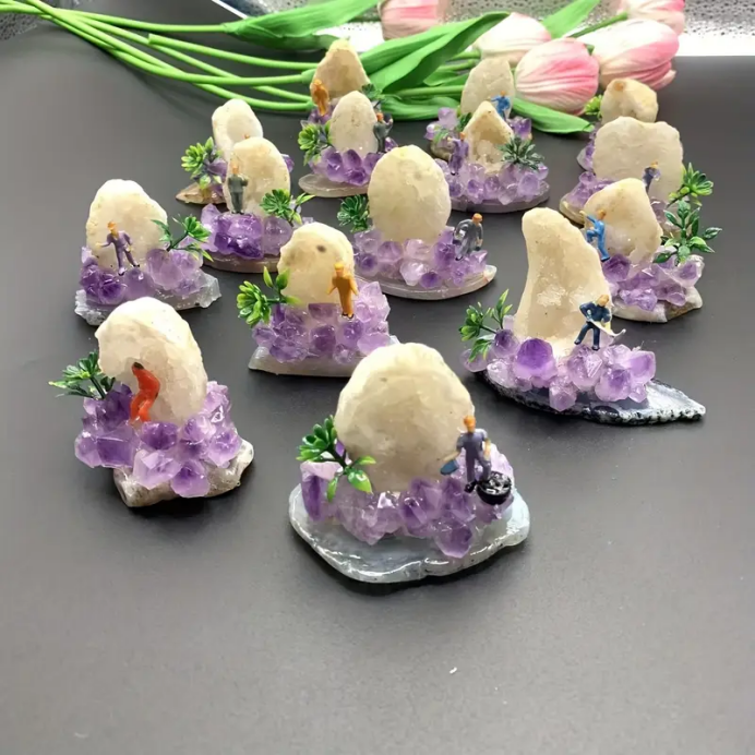 图片 单款销售1500万:水晶盆栽如何靠"能量寓意"打开海外市场