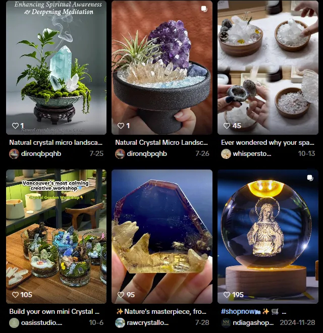 图片 单款销售1500万:水晶盆栽如何靠"能量寓意"打开海外市场