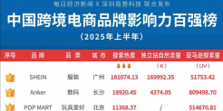 2025上半年中国跨境电商品牌影响力百强榜