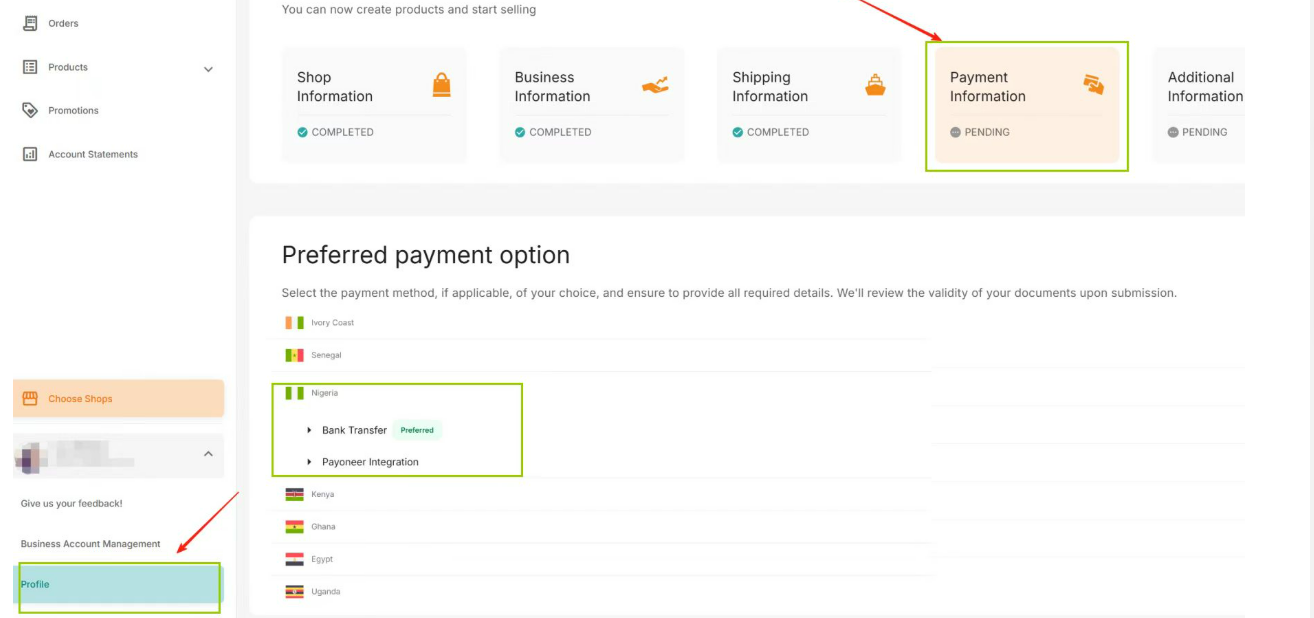Jumia卖家中心回款管理功能升级,支持多账户与多币种选择