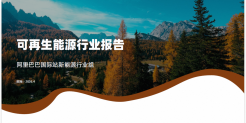 可再生能源行业报告