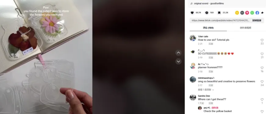 成本几毛钱,日销7700+单,卖DIY干花书签赚疯了!