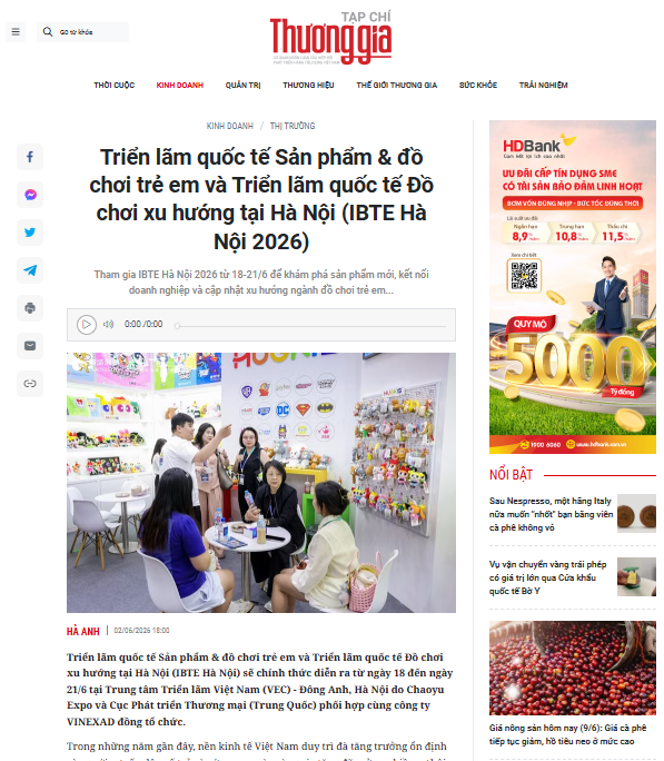 宣传火力拉满,买家资源汇聚!2026IBTE河内展热度持续攀升!