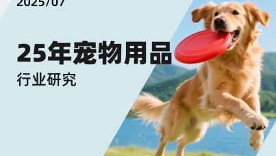 2025年宠物用品行业研究