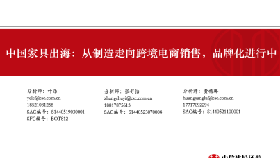 中国家具出海：从制造走向跨境电商销售，品牌化进行中