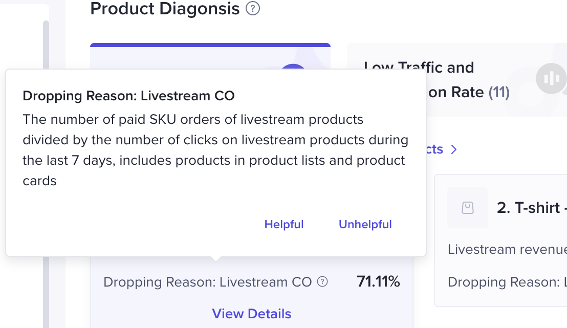 点击Details进入商品详情页 TikTok Shop如何通过商城诊断问题商品?商城定位问题产品方法!