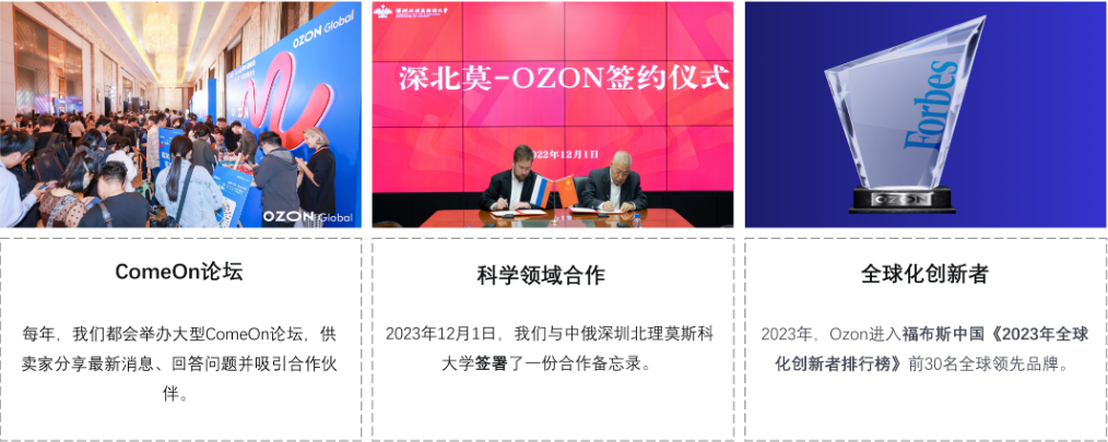 OzonGlobal取得的成果2