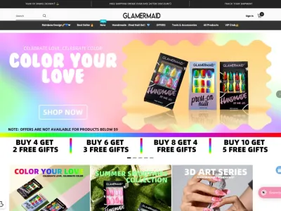 10美元穿戴甲如何创造独立站奇迹？Glamermaid低客单价产品运营策略解析​