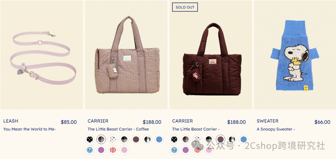 图片 把狗包卖到200美金,这个独立站只靠一个爆款