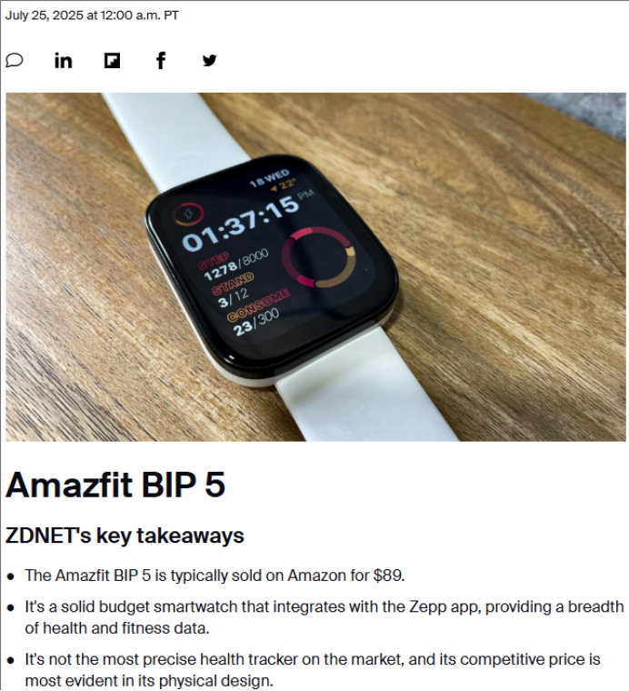 从代工到全球2400万用户：Amazfit的性价比穿戴突围路径