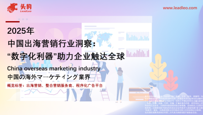 2025年中国出海营销行业洞察