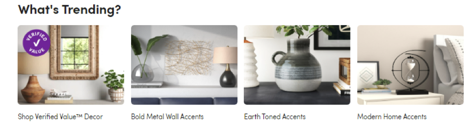 Wayfair发布家居装饰类目家居装饰的热销产品