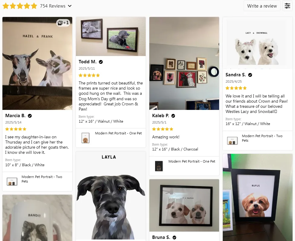 从几元到40美元：宠物肖像画的百倍溢价