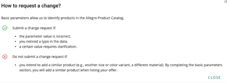 Allegro产品目录中的产品信息如何更改？一文讲透