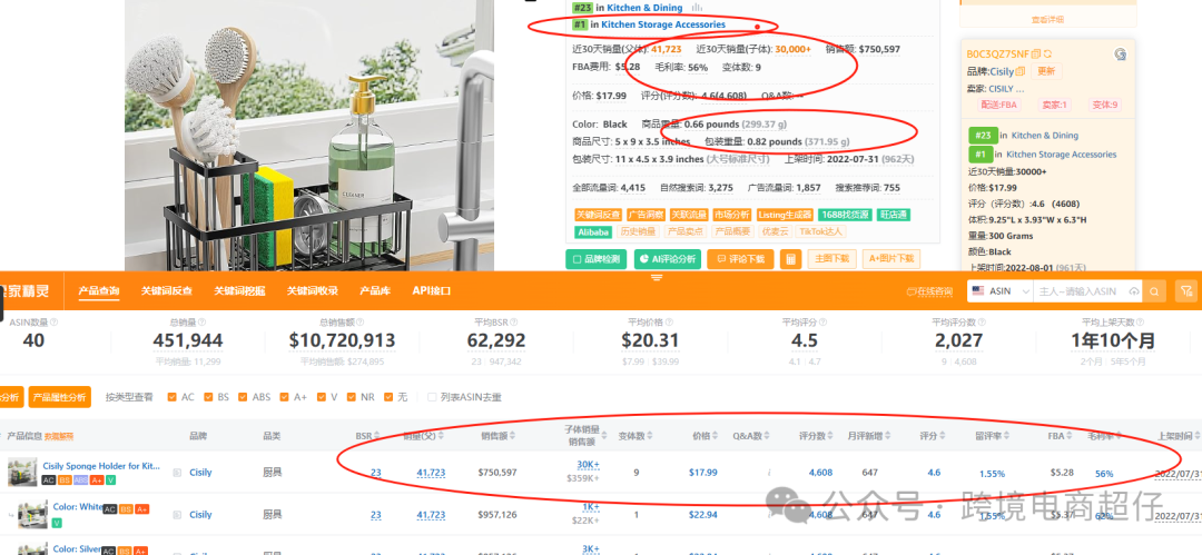 2025.03.19亚马逊选品推荐（仅供参考）：沥水架