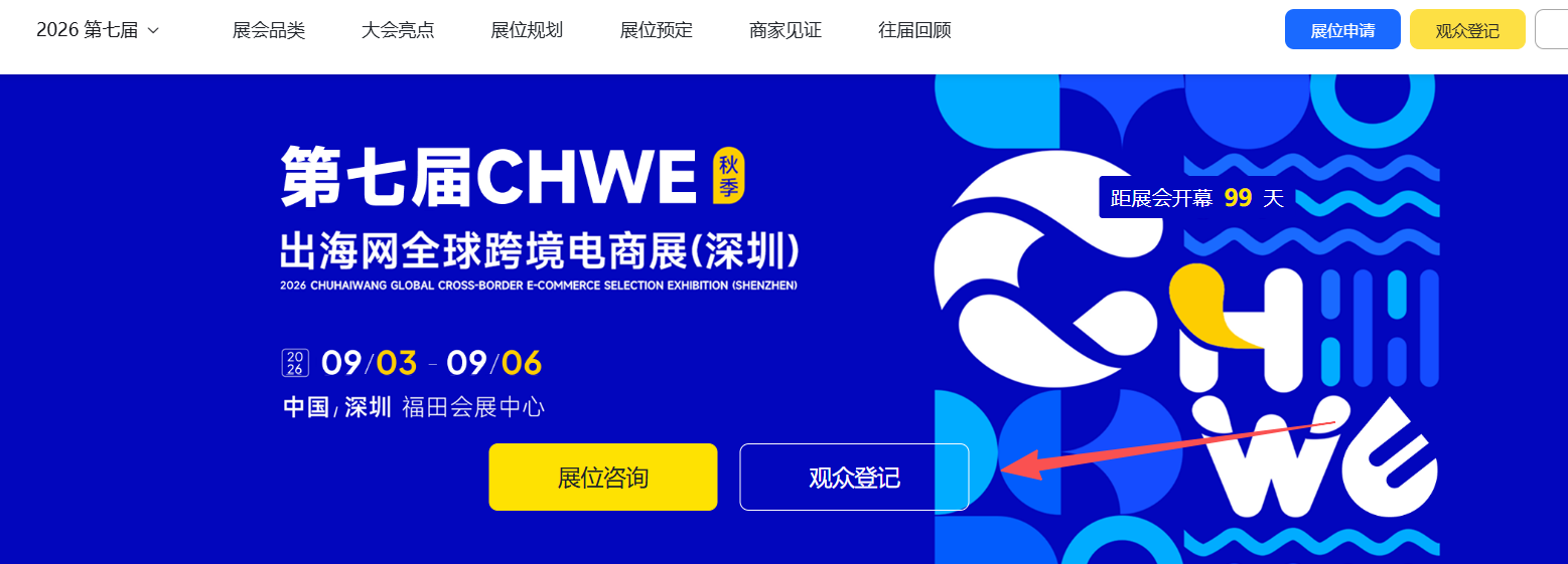 2026年深圳第七届CHWE跨境电商展的官方主办方是谁?和第六届相比,展会规模、展商数量有什么变化?