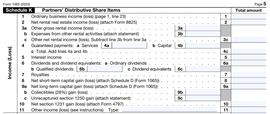 合伙企业报税，1065表到底怎么填？