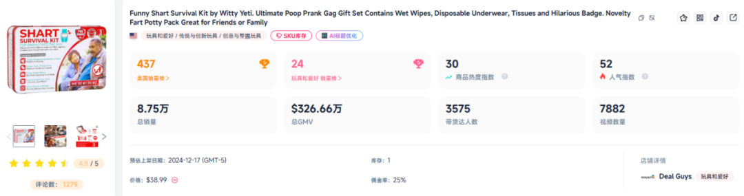 月销1487万，欧美人更喜欢“恶趣味”？