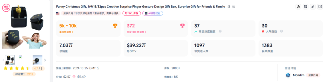 月销1487万，欧美人更喜欢“恶趣味”？