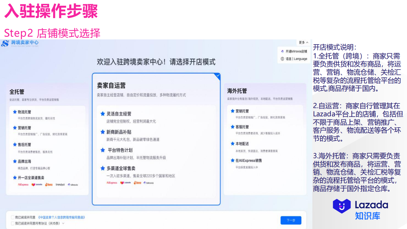 入驻跨境卖家中心步骤2