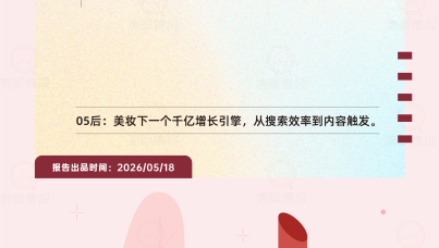 2026年05后美妆消费心智与行为路径研究报告