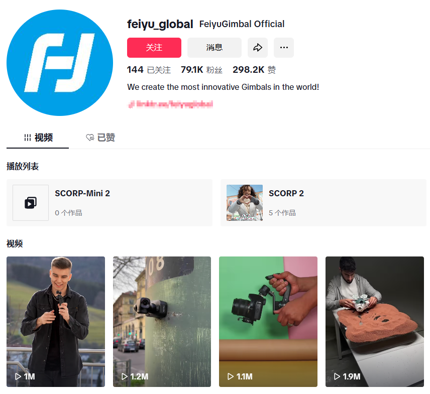 中国稳定器品牌海外突围：Feiyu年销2.5亿的全球化路径​