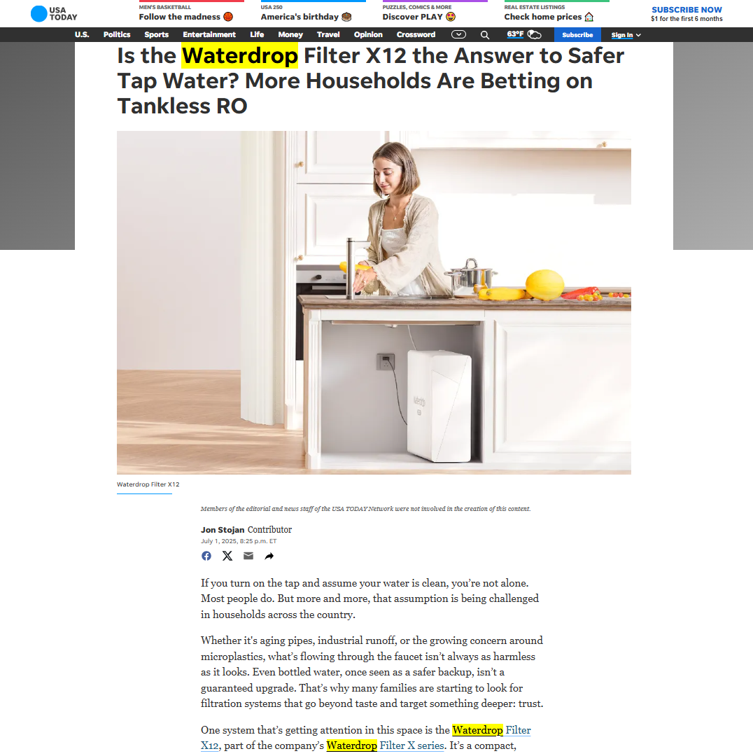 图片 坐拥70%美国市场占有率,这家净水器用口碑拿下海外爆款