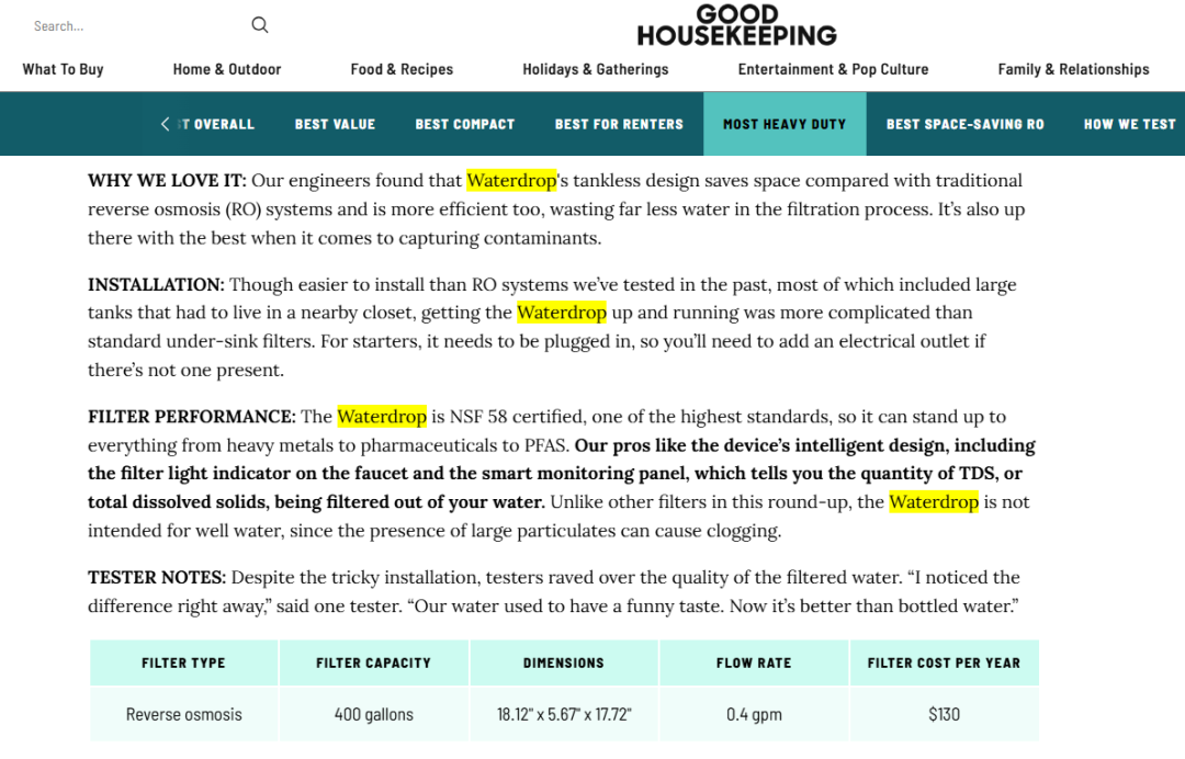 图片 坐拥70%美国市场占有率,这家净水器用口碑拿下海外爆款