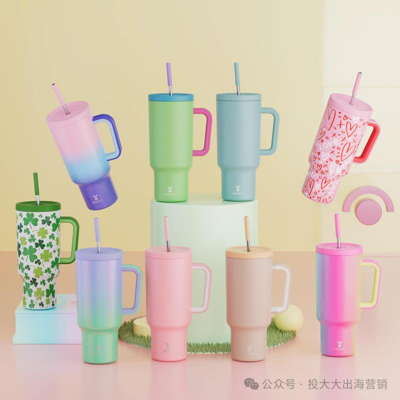 日均1000件!老外真的很爱花里胡哨的国产保温杯