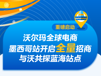 重磅启动｜沃尔玛全球电商墨西哥站开启全量招商！与沃共探蓝海站点！