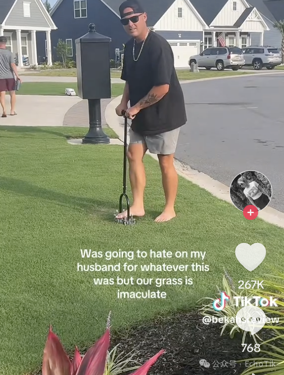 国内55元，美国卖310元！这款草坪打孔器，凭什么在TikTok卖出650万？