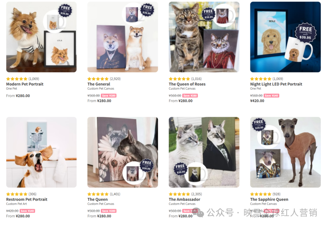 一年狂卖 60 万幅？把宠物照片做成千万美金生意，这个品牌太会赚了！