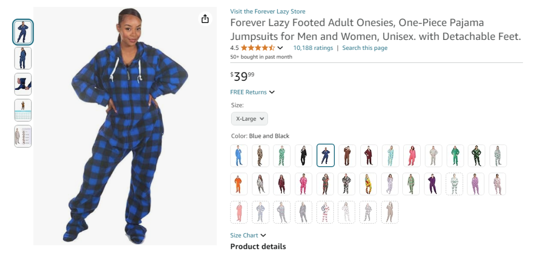众多卖家发力，销量正热！“Onesie Pajamas连体家居服”市场潜力分析
