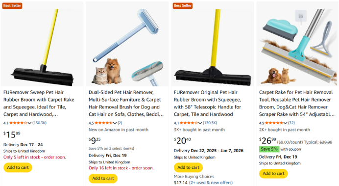 74%毛利!一个小众扫帚正在海外宠物圈疯卖