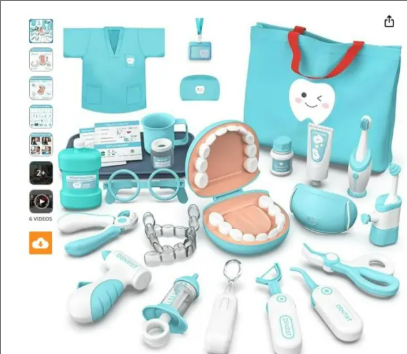 儿童牙科玩具套装走红亚马逊 上架56天销量突破589单​