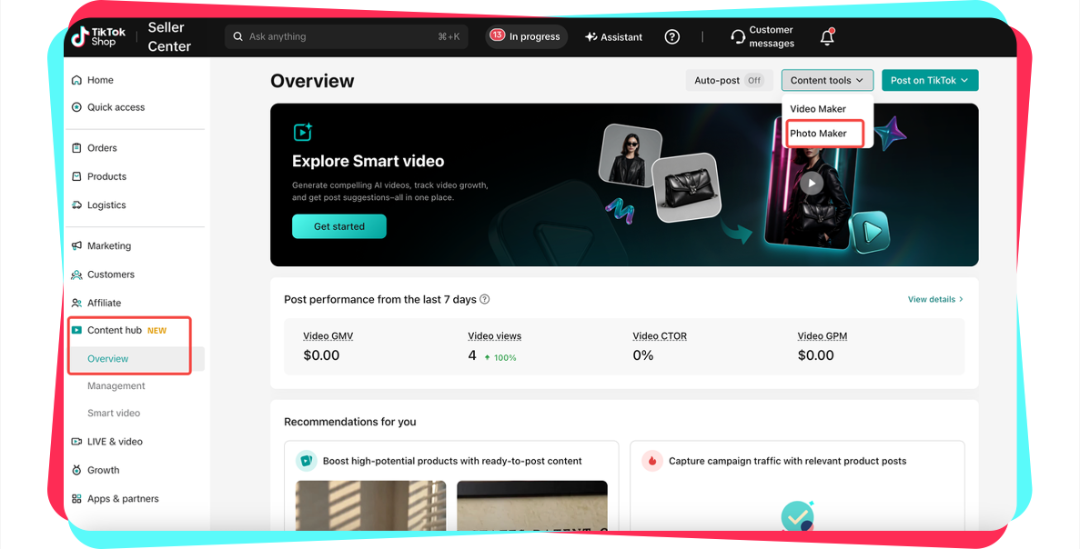 TikTok Shop美区跨境POP图文挂车教学,新能力覆盖选品发布全链路