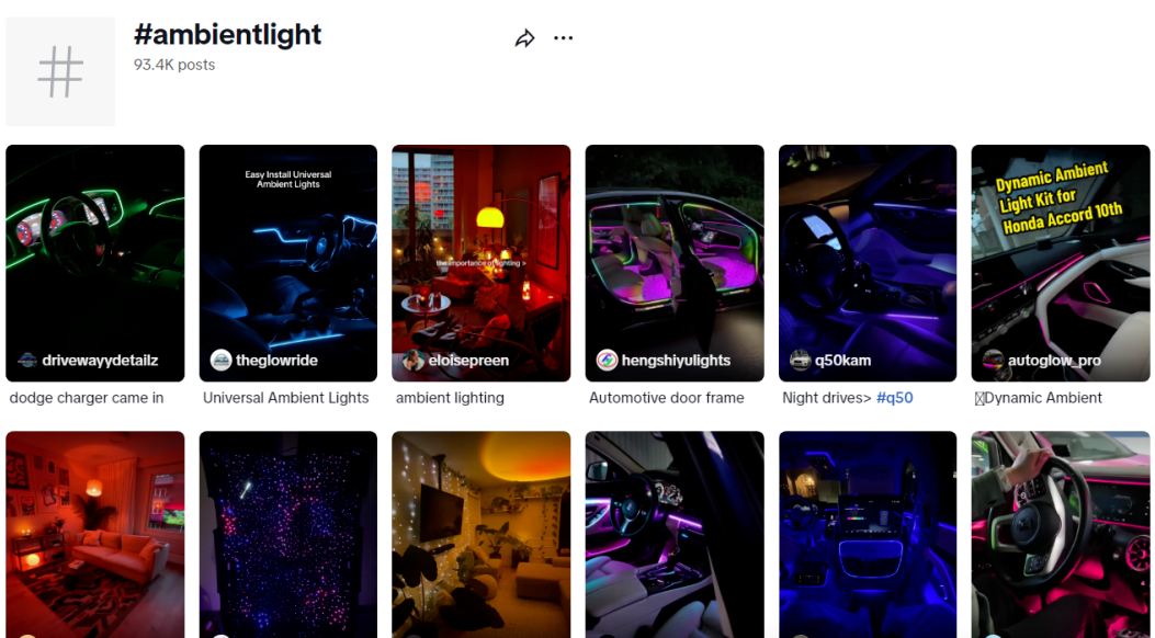 10亿曝光!TikTok情绪照明风口下的光纤灯爆款逻辑